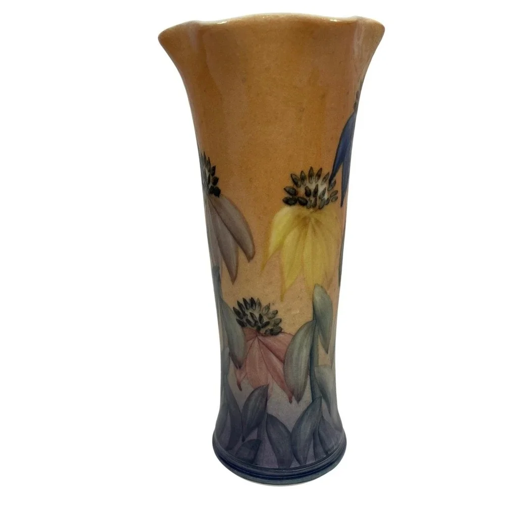 Linden Hills Hand Painted Floral Vase 9